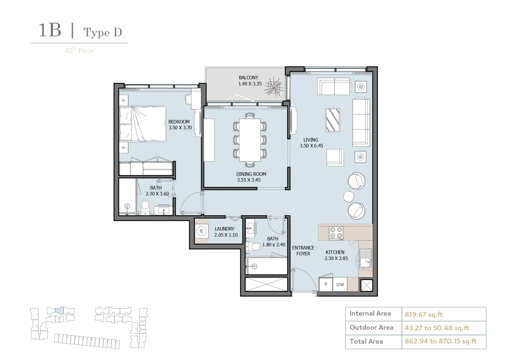 Type D floor plan
