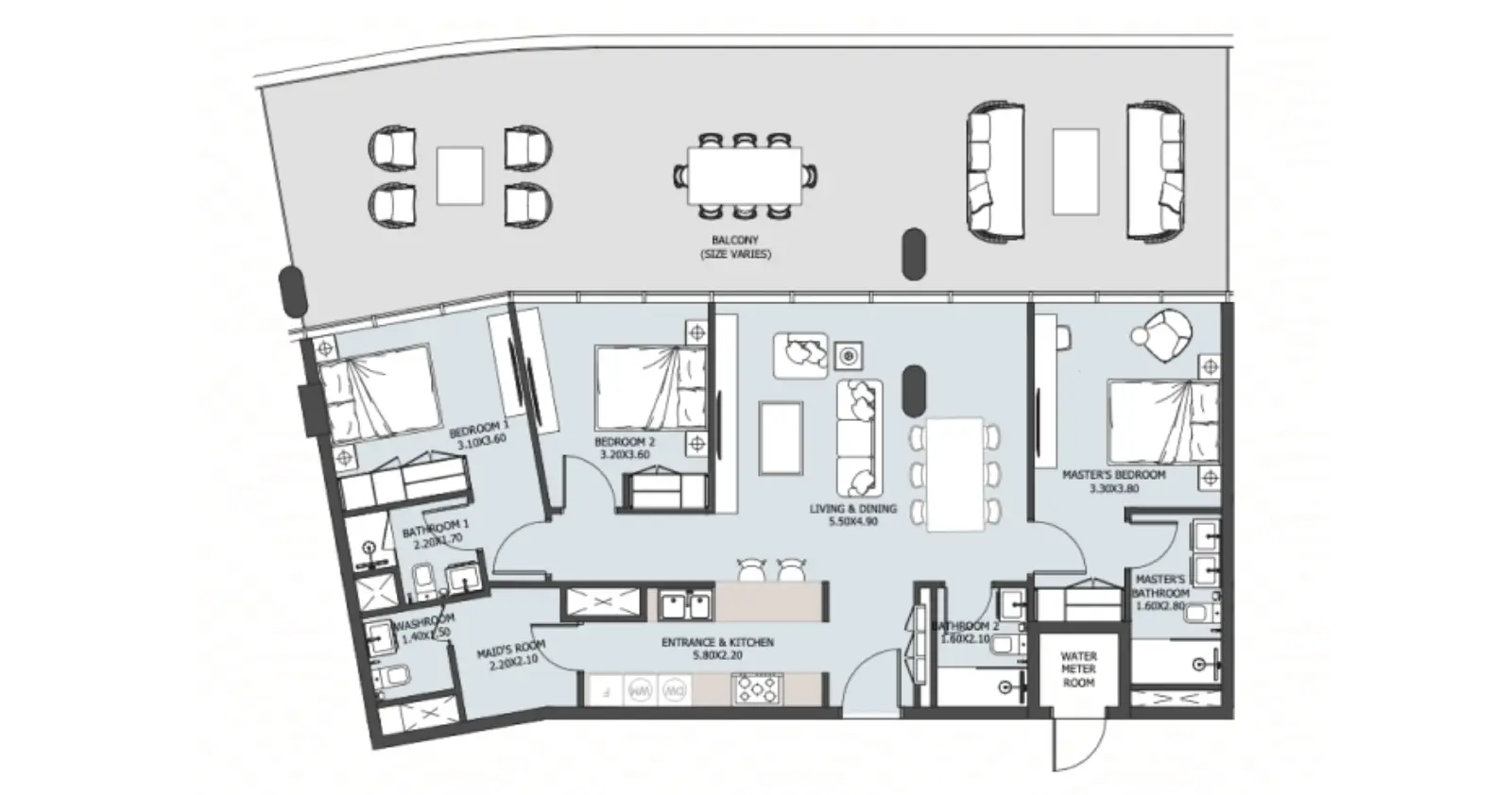 Type 2 floor plan