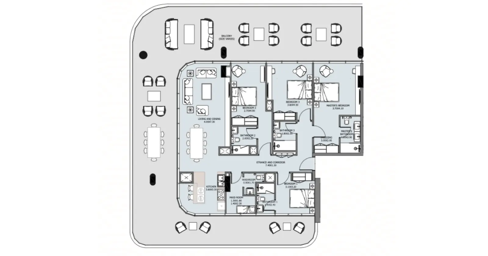 Type 1 floor plan