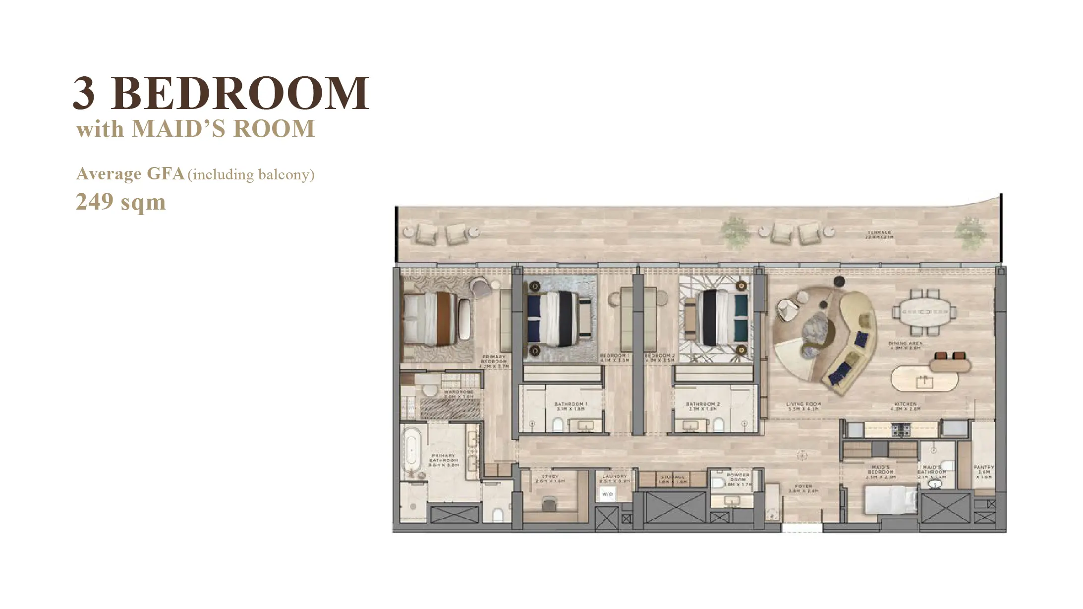 Type 1 floor plan