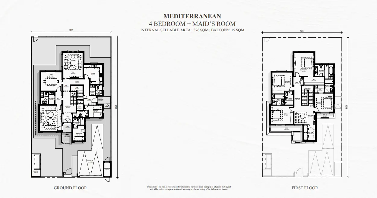 Mediterranean floor plan