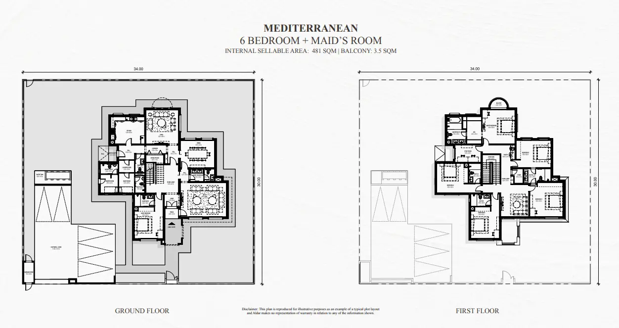 Mediterranean floor plan