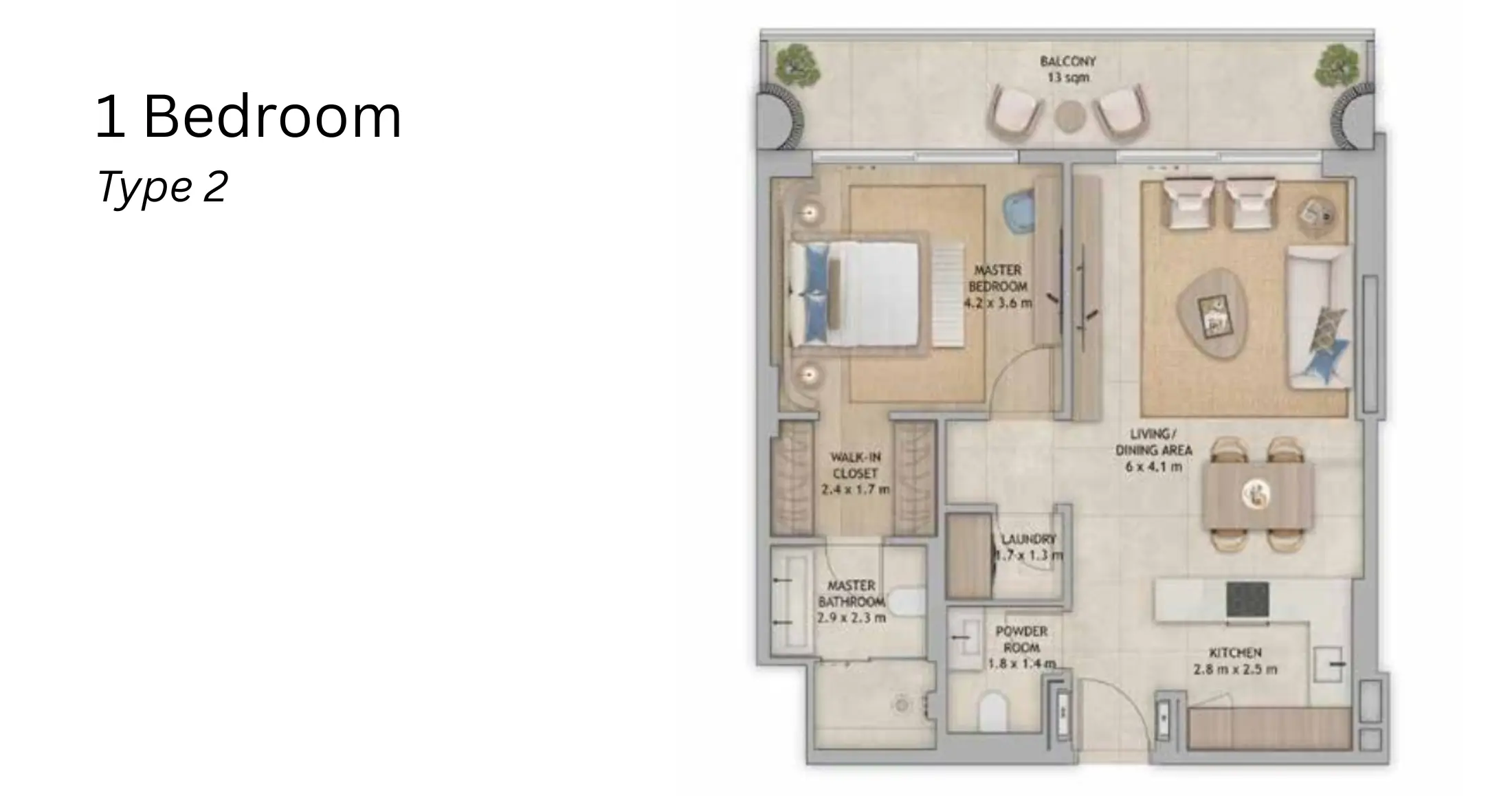 Type 2 floor plan