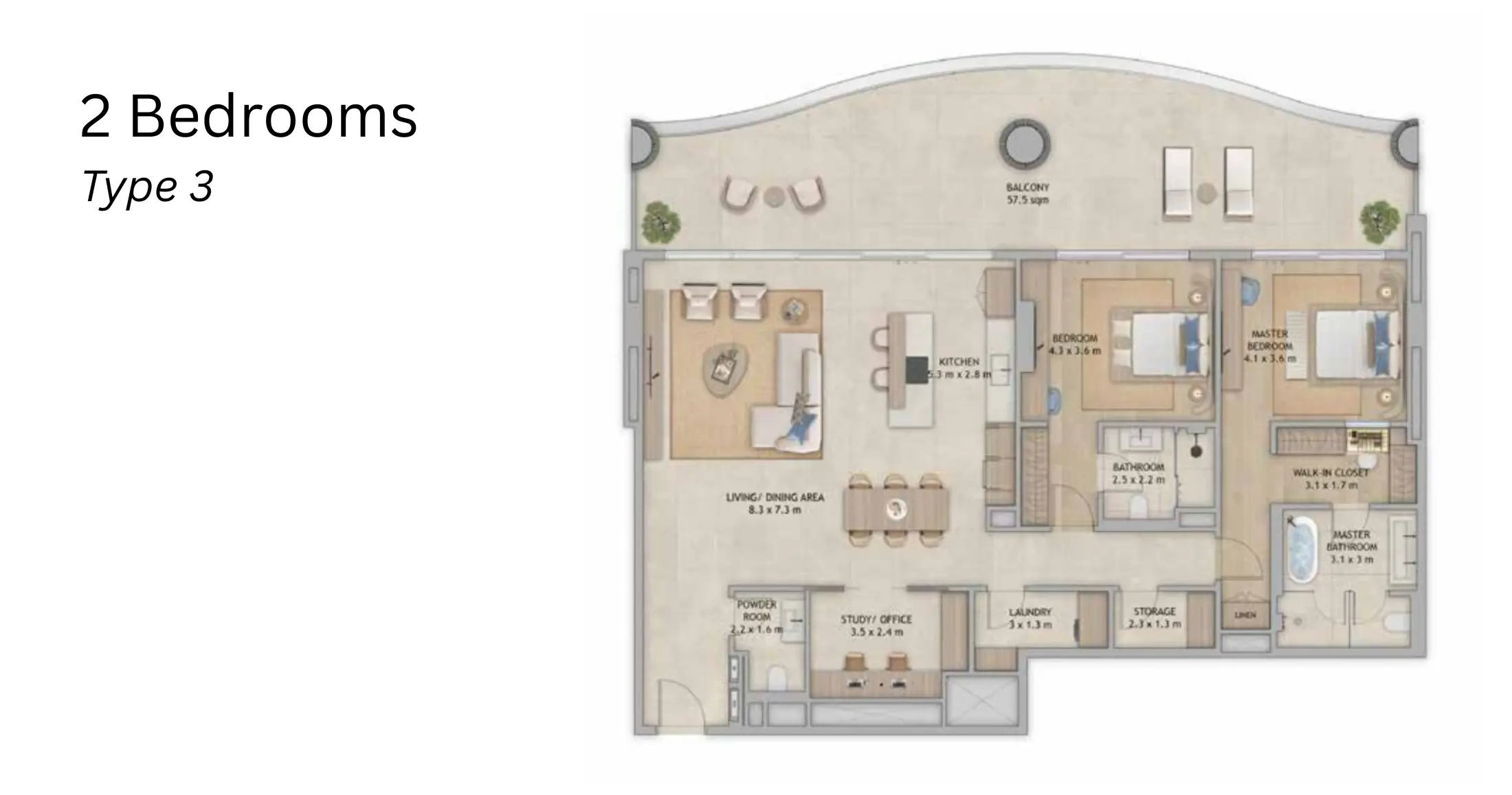 Type 3 floor plan