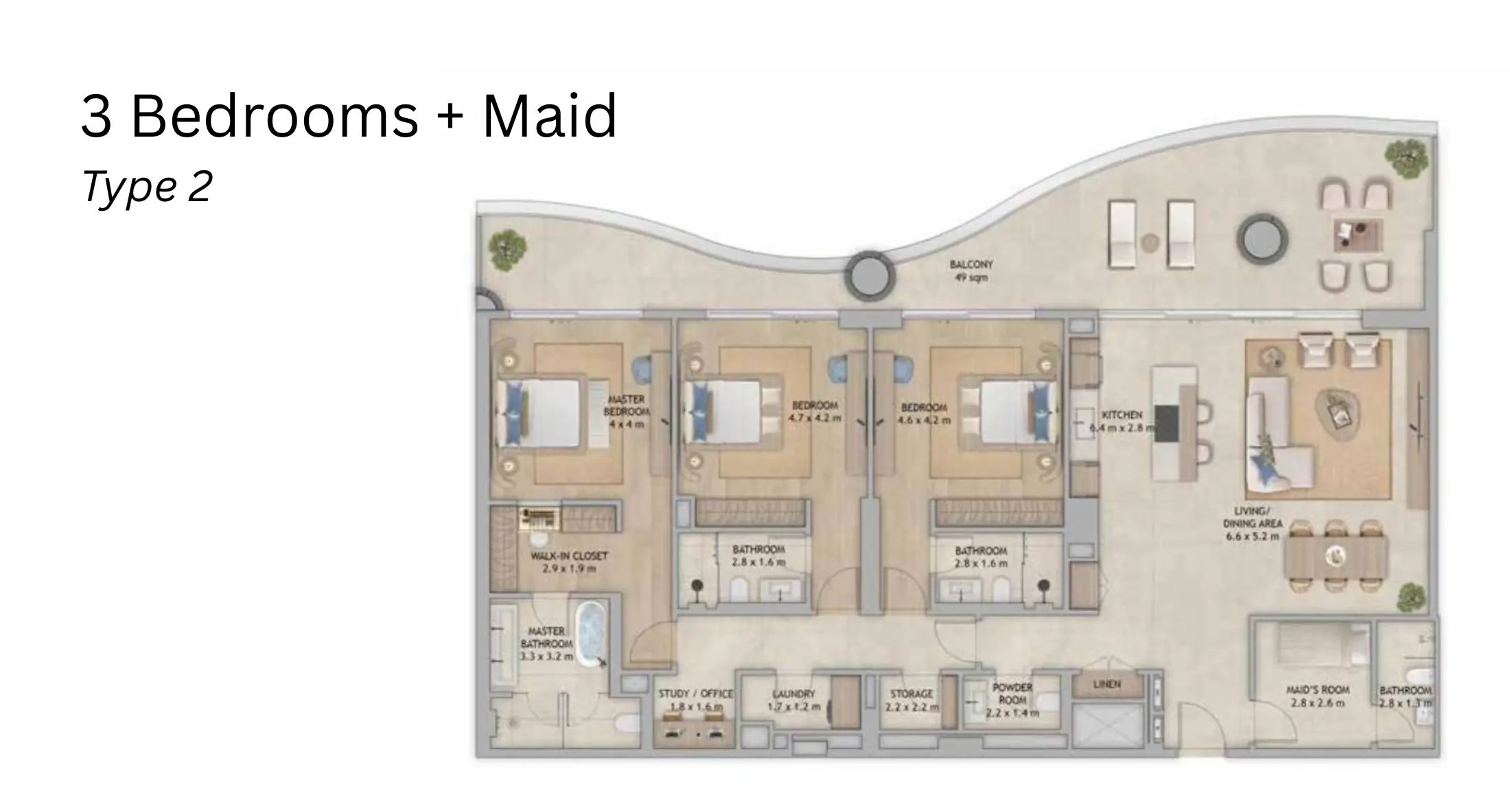 Type 2 floor plan