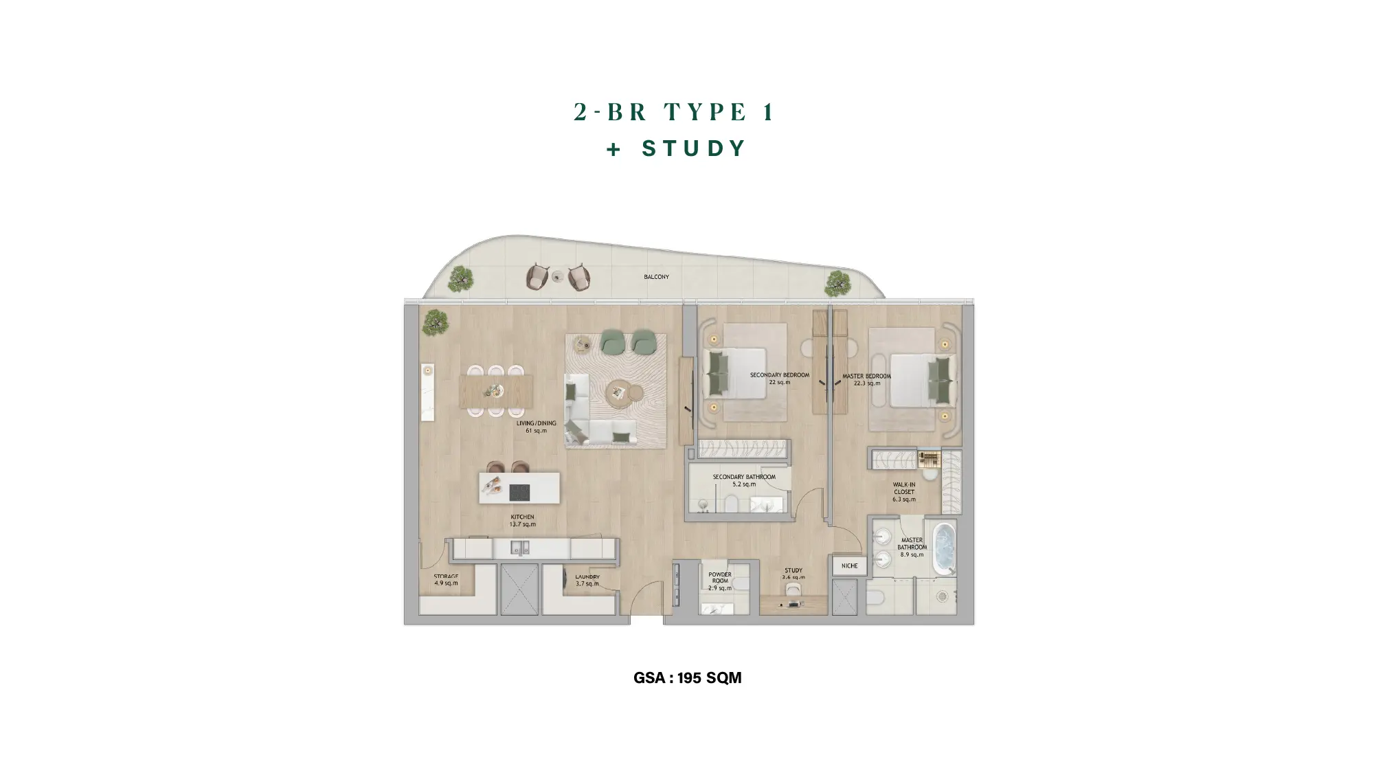 Type 1 floor plan