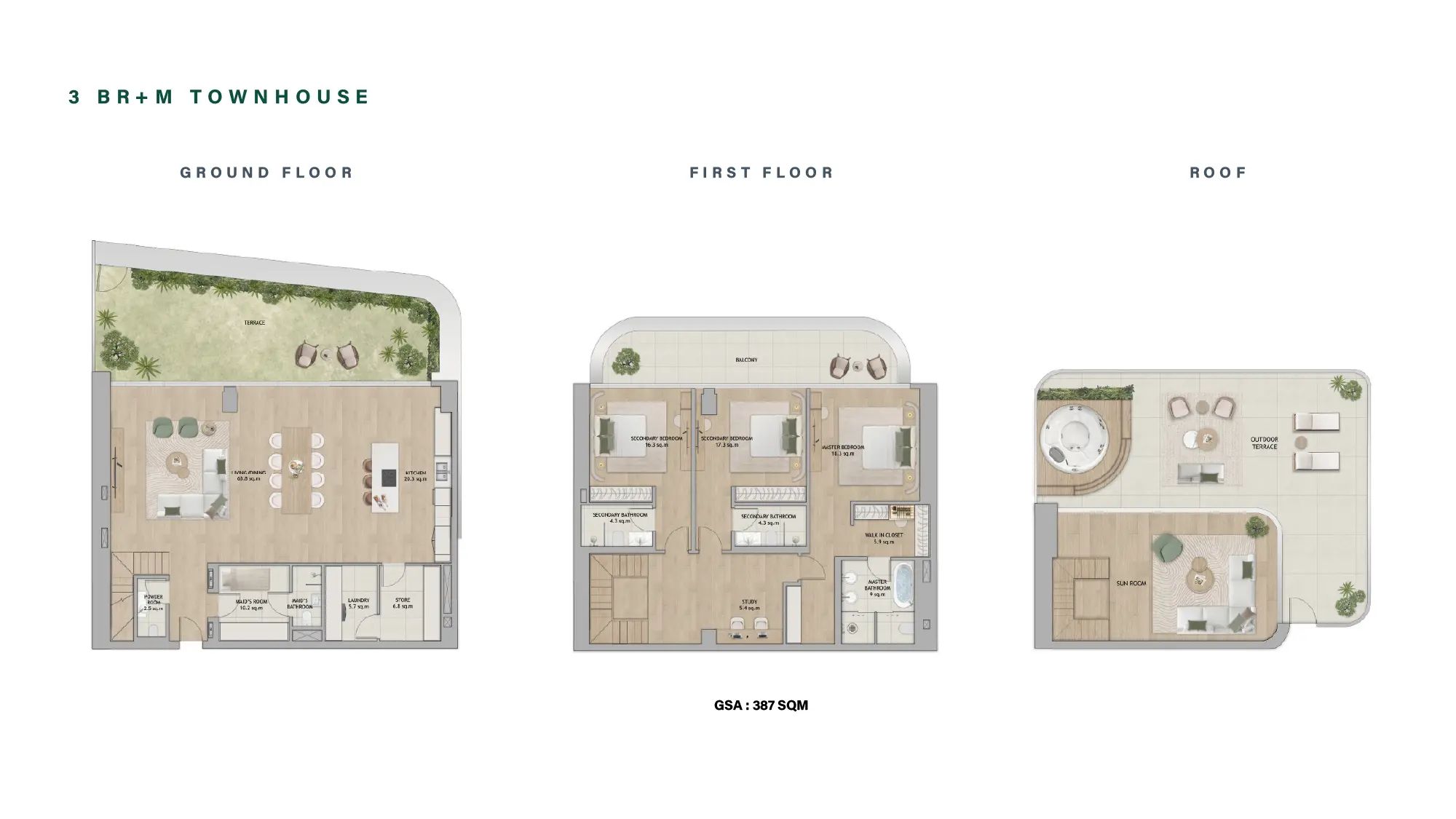 Townhouse floor plan