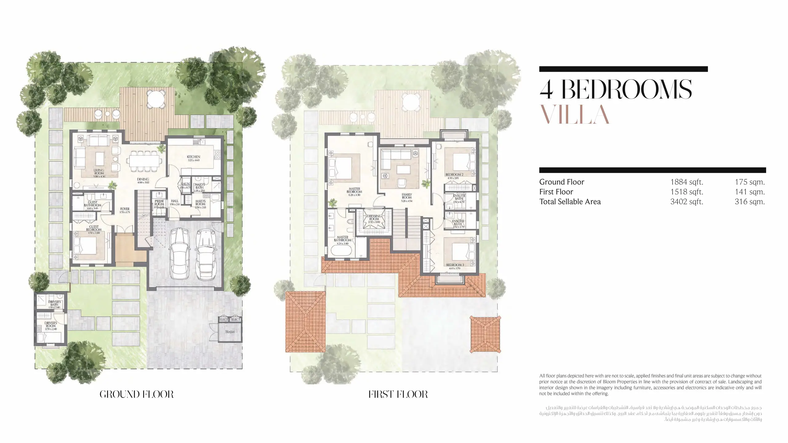 Villa floor plan