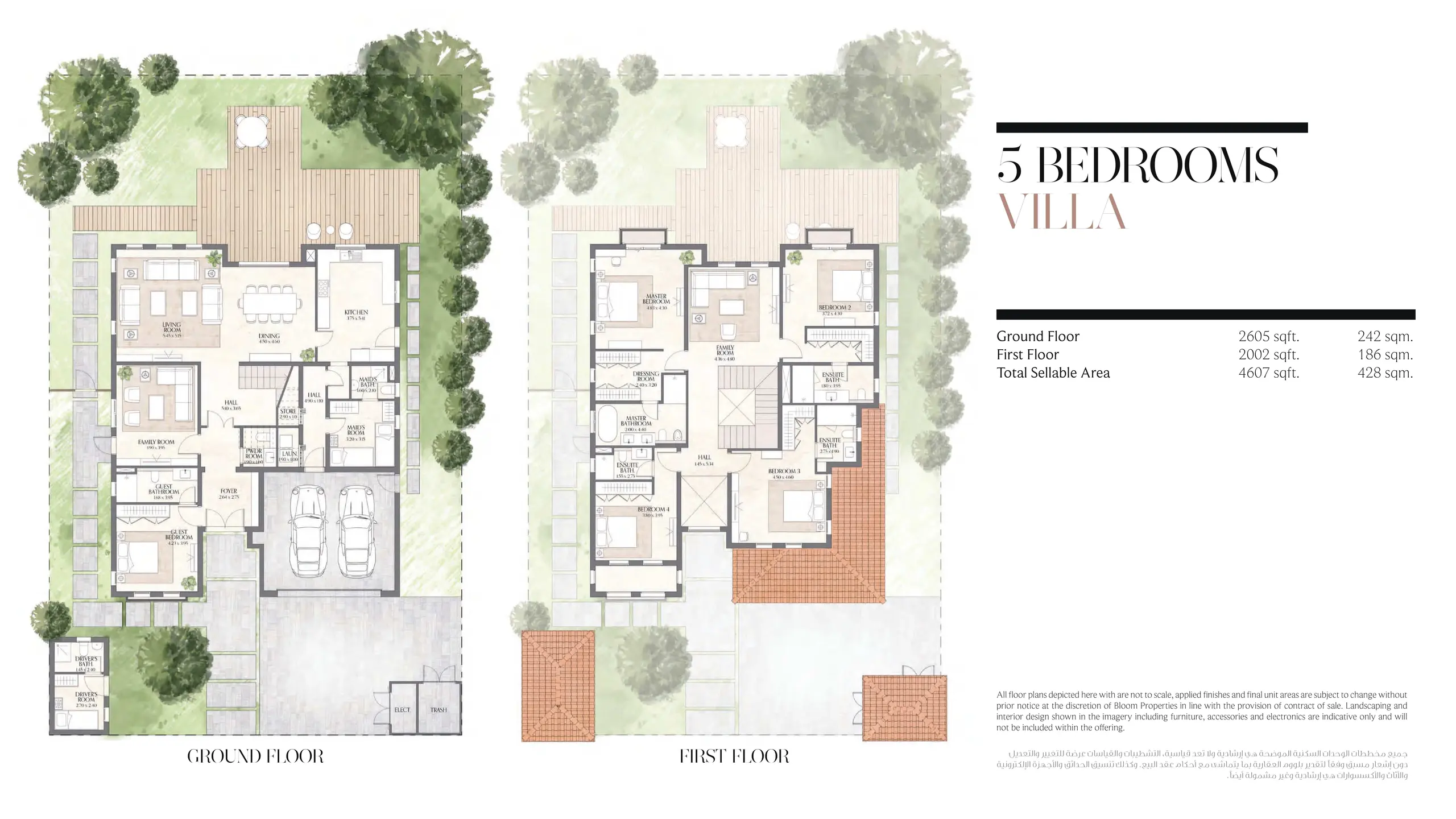 Villa floor plan