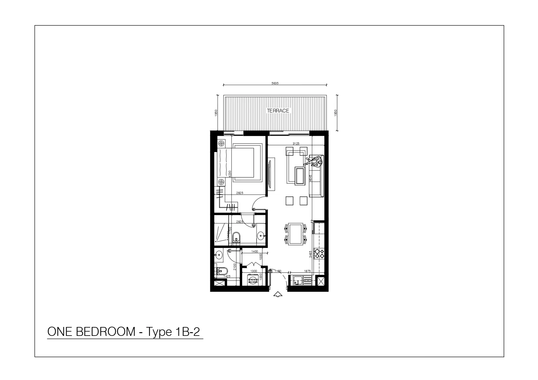Type 1B-2 floor plan