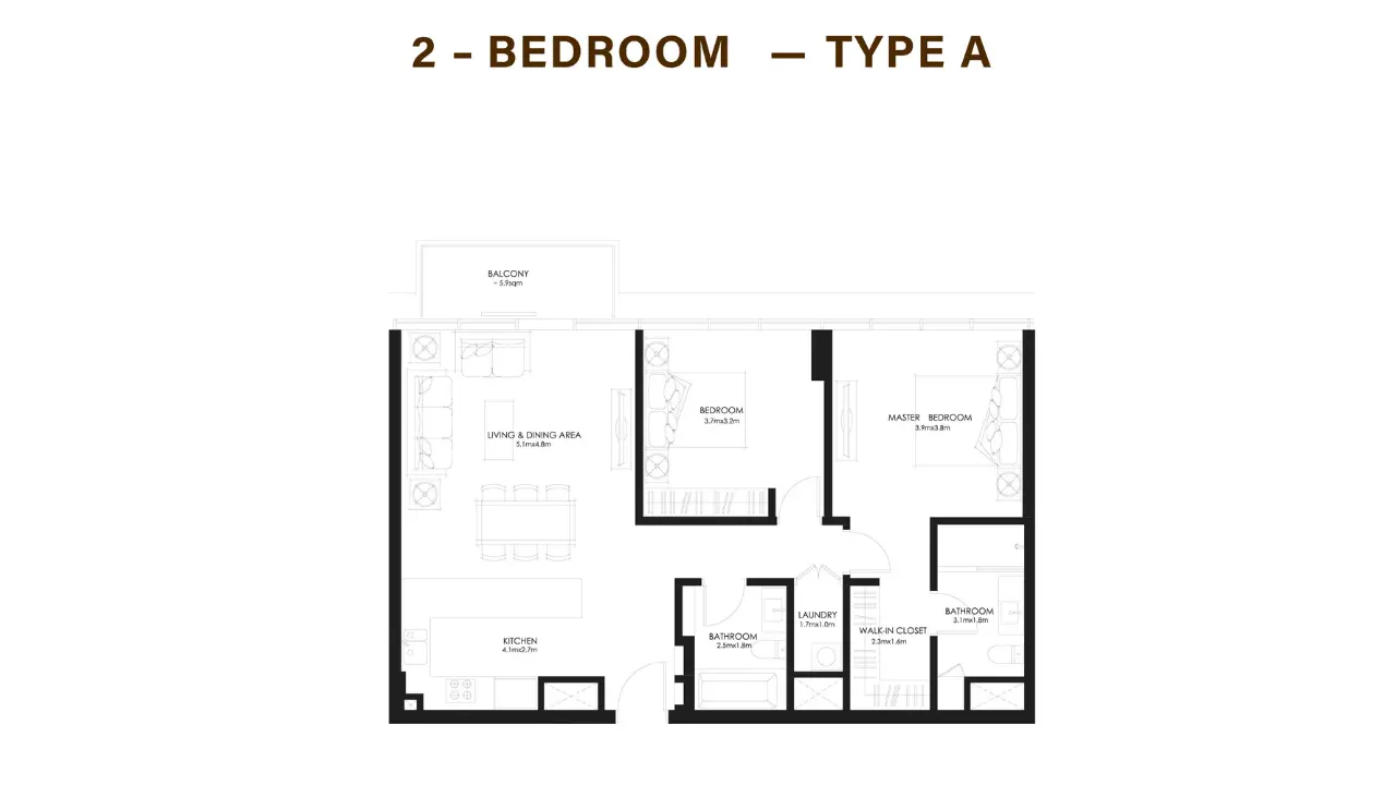 Type A floor plan