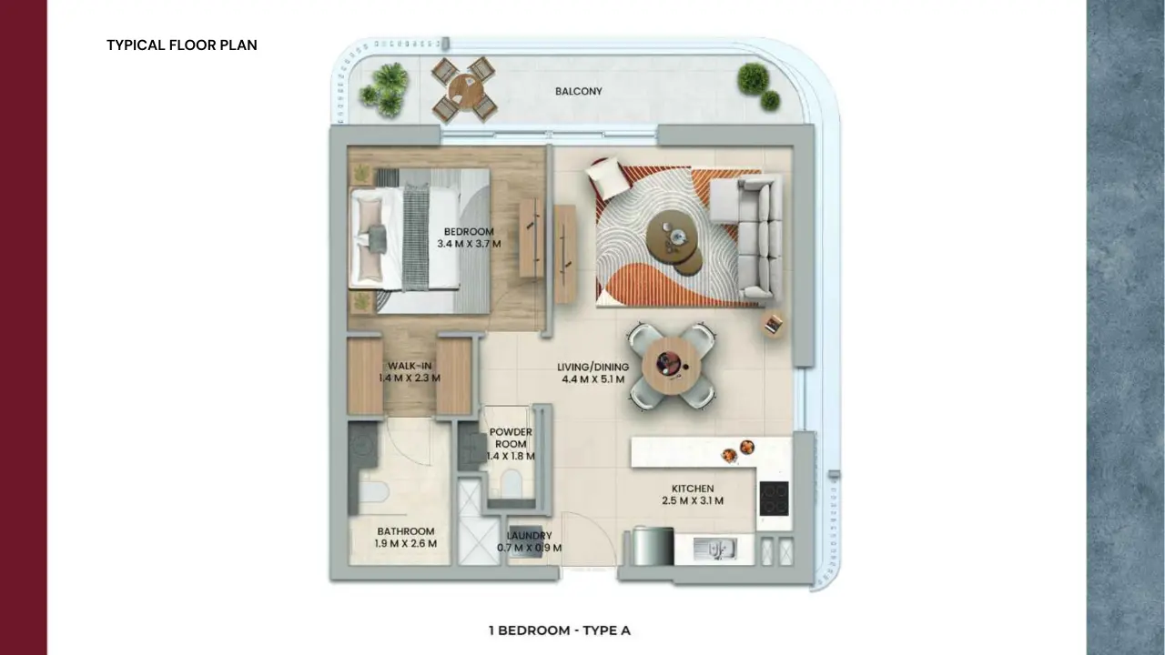 Type A floor plan