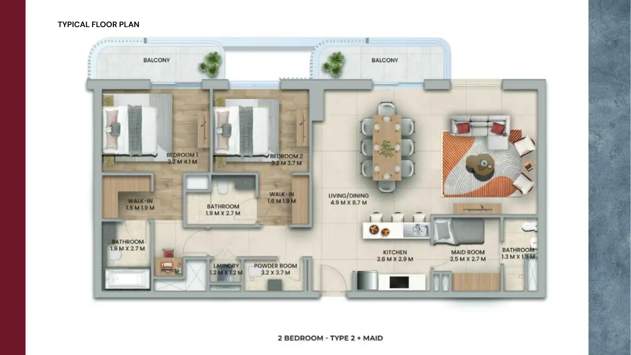 Type 2 floor plan