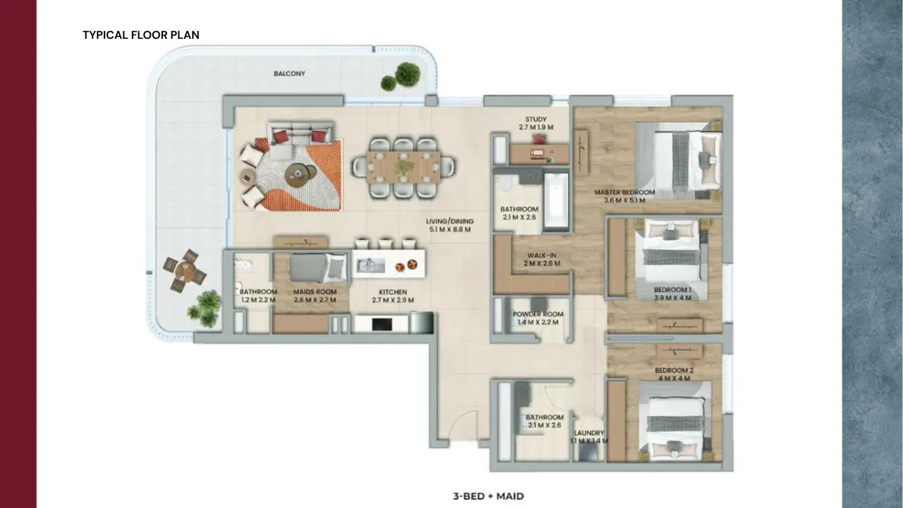 Apartment floor plan