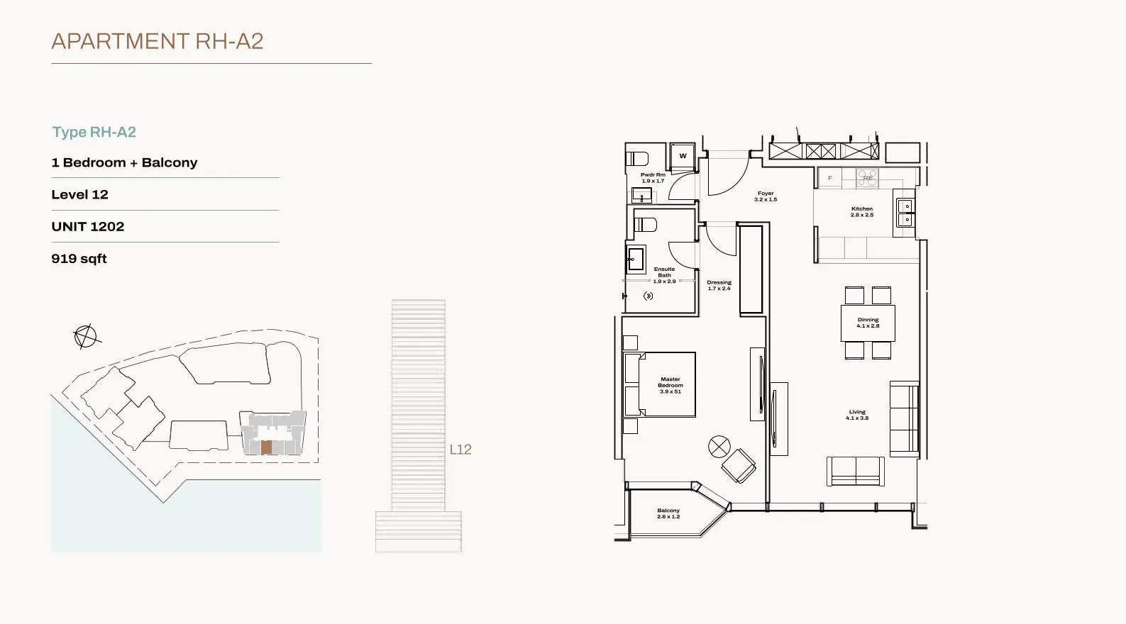 Type RH‑A2 floor plan