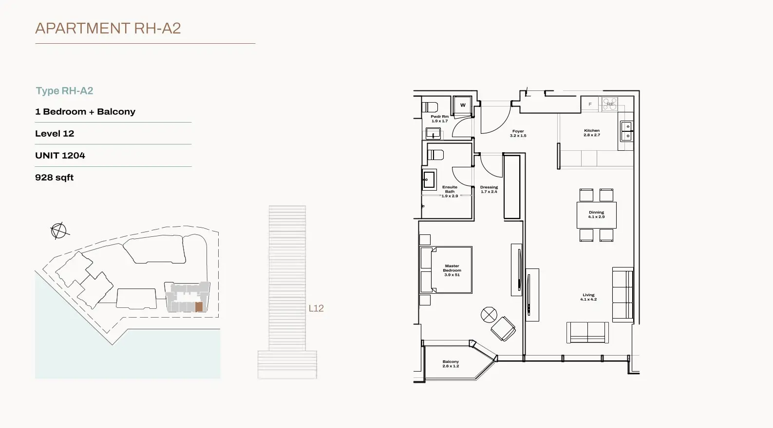 Type RH‑A2 floor plan