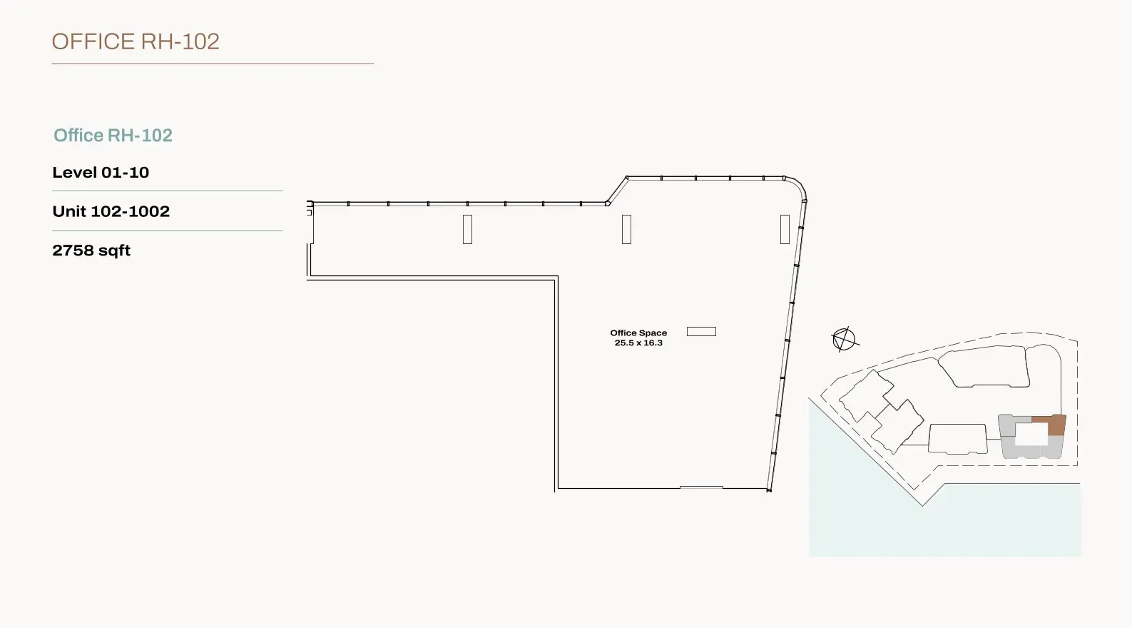 Type RH‑102 floor plan
