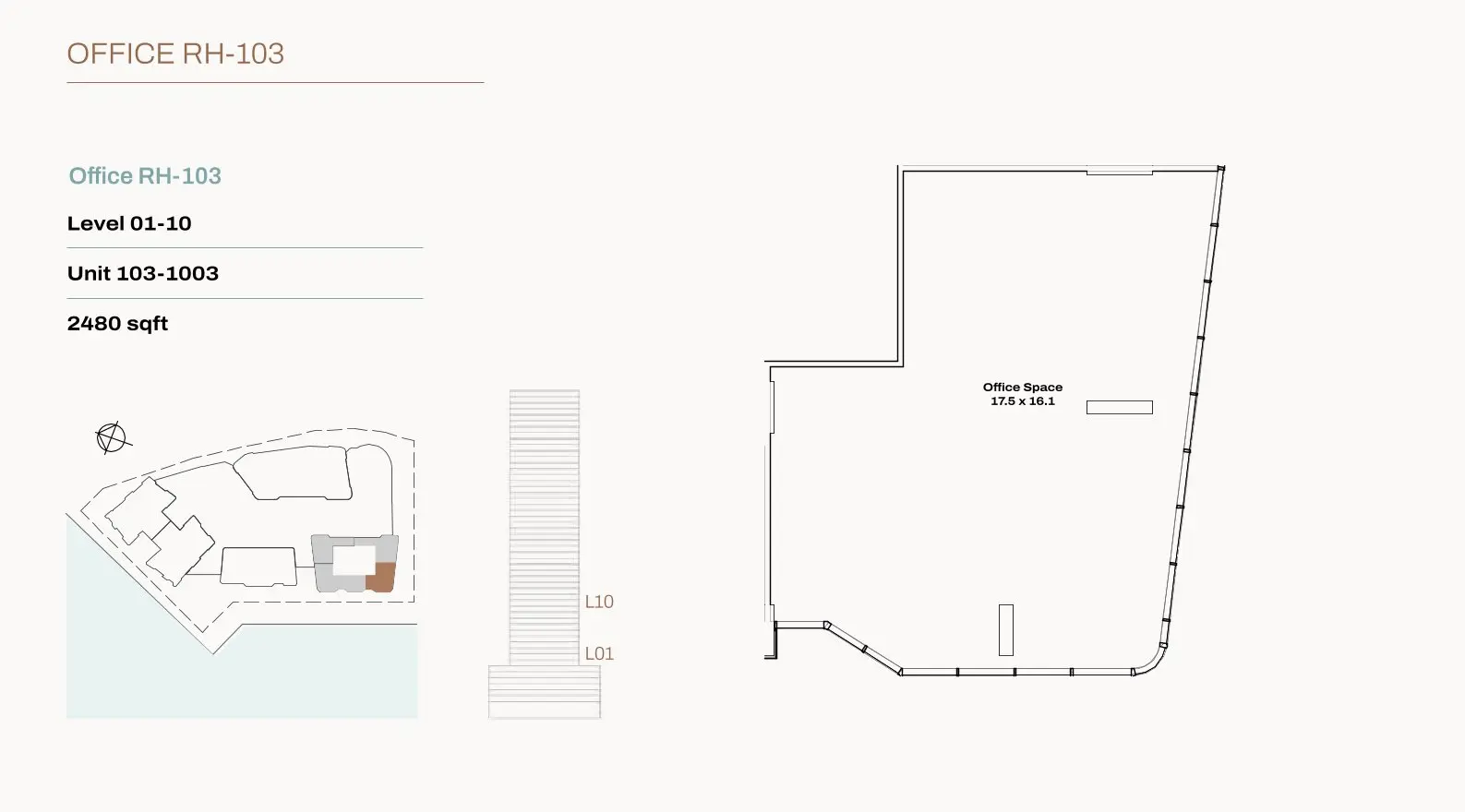 Type RH‑103 floor plan