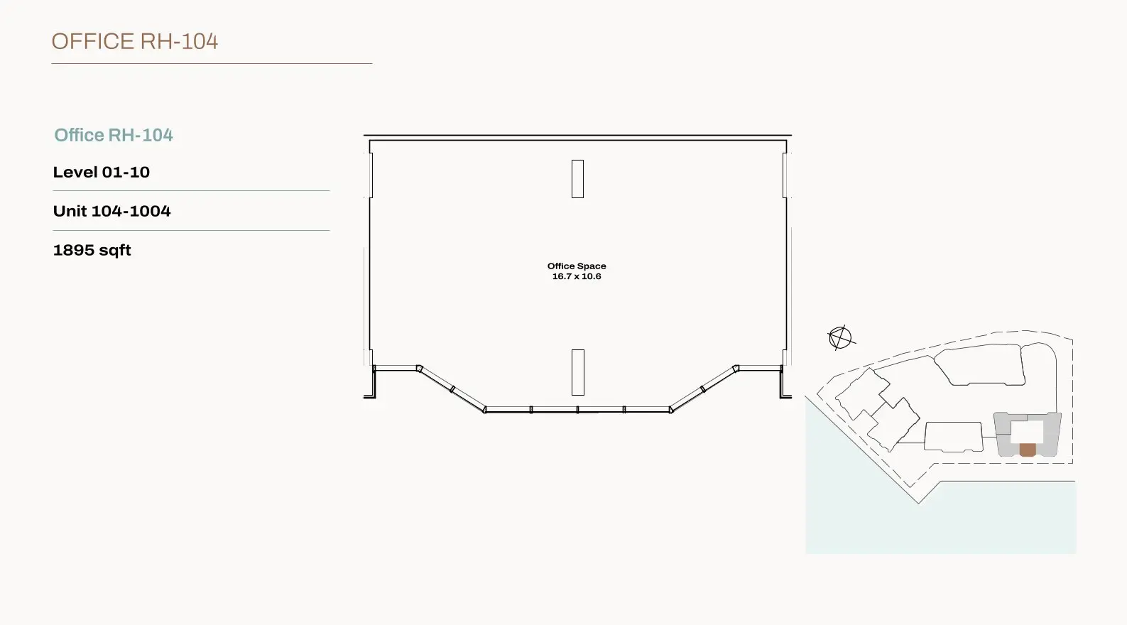 Type RH‑104 floor plan