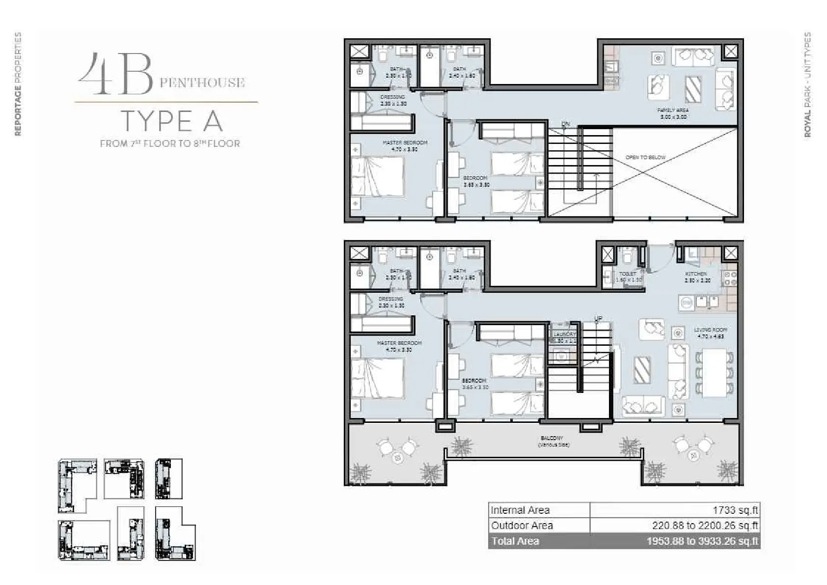Type A floor plan