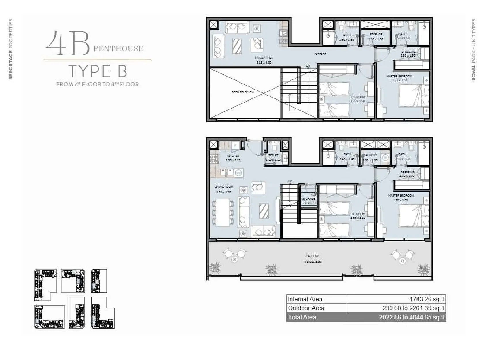 Type B floor plan