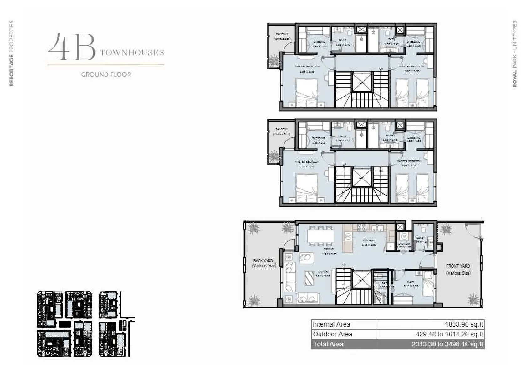 Townhouse floor plan