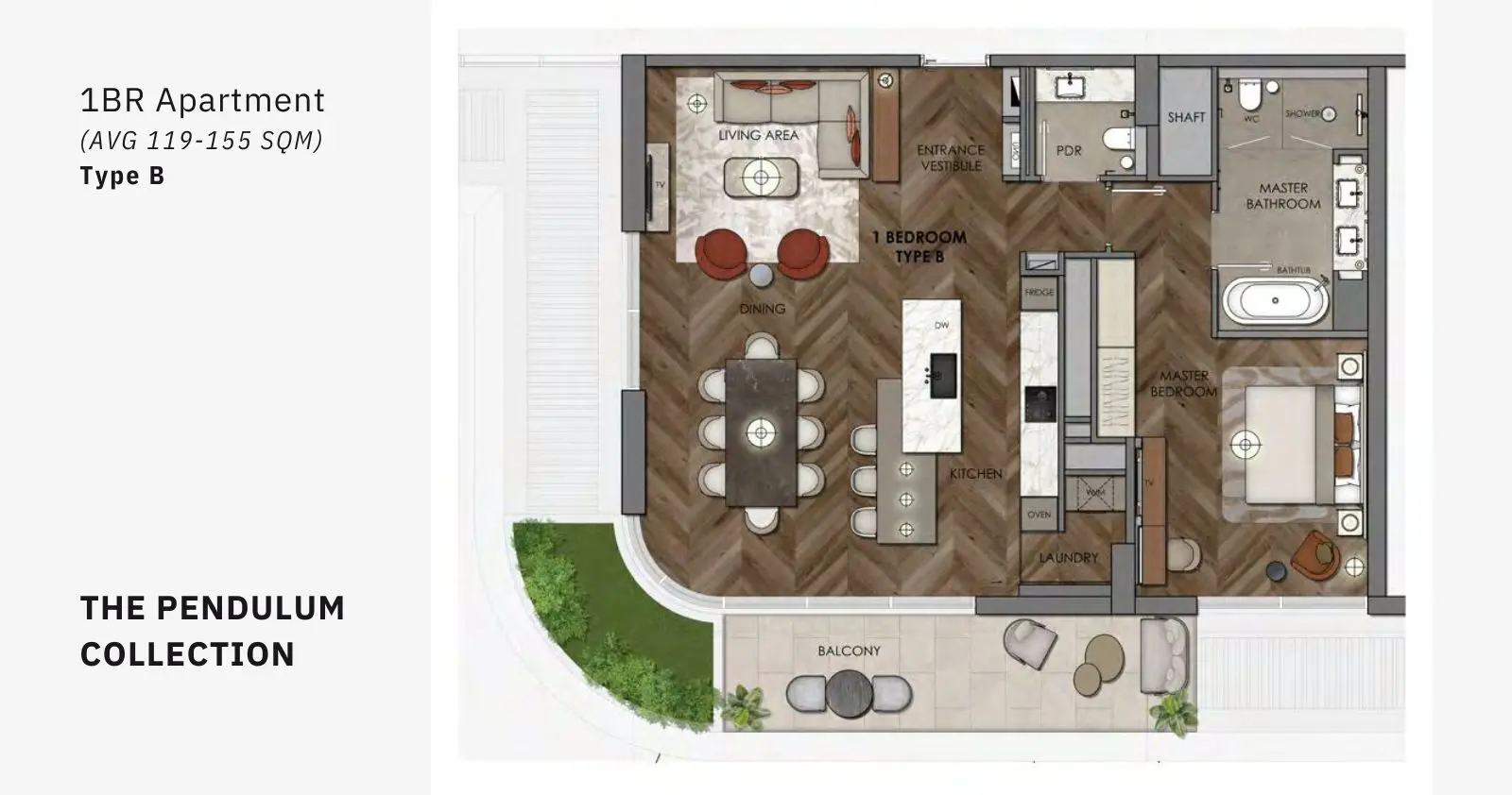 Type B floor plan