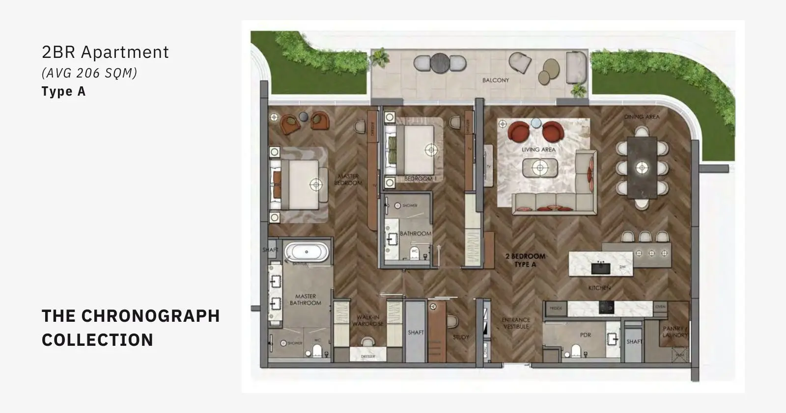 Type A floor plan