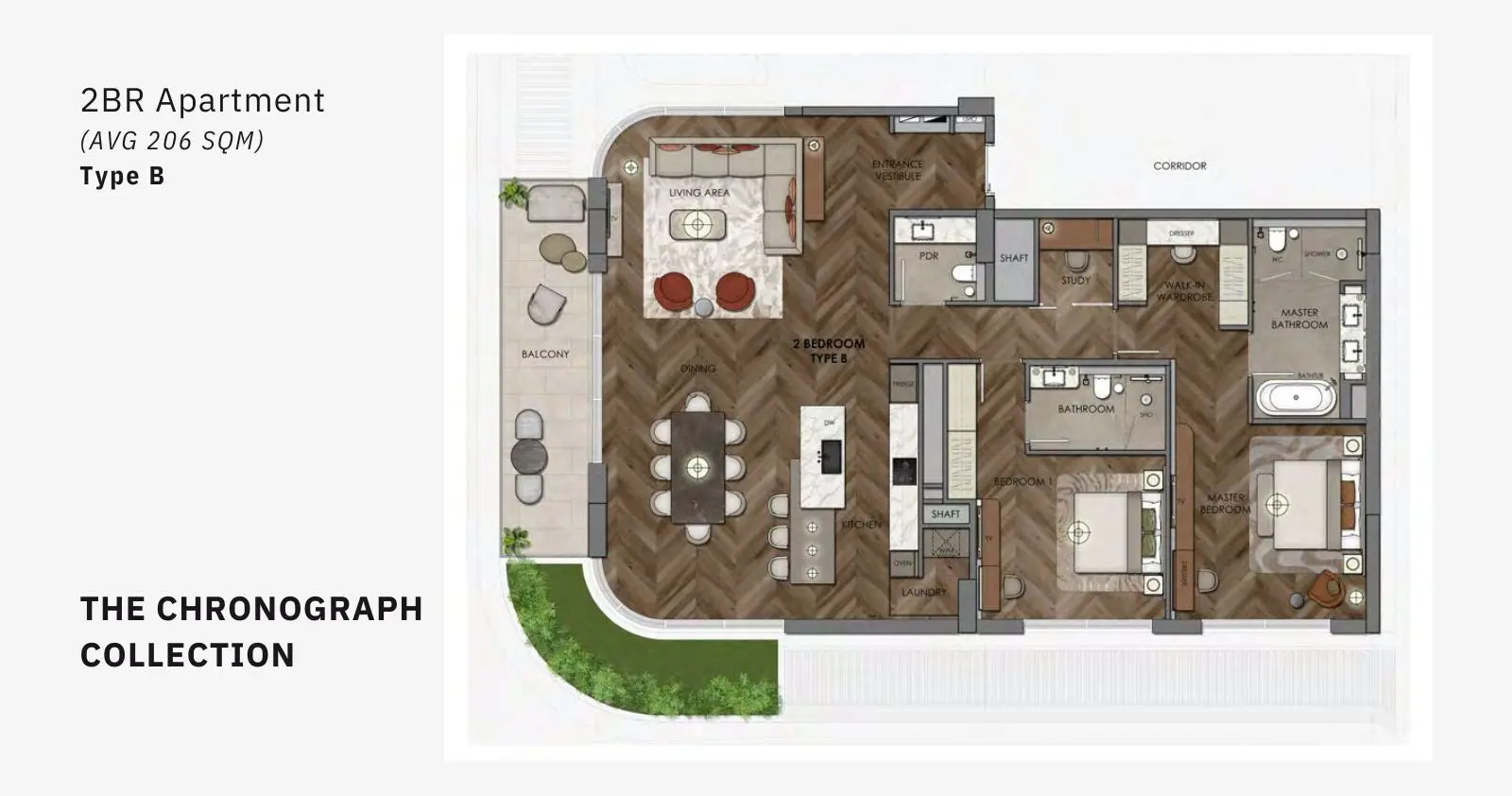 Type B floor plan