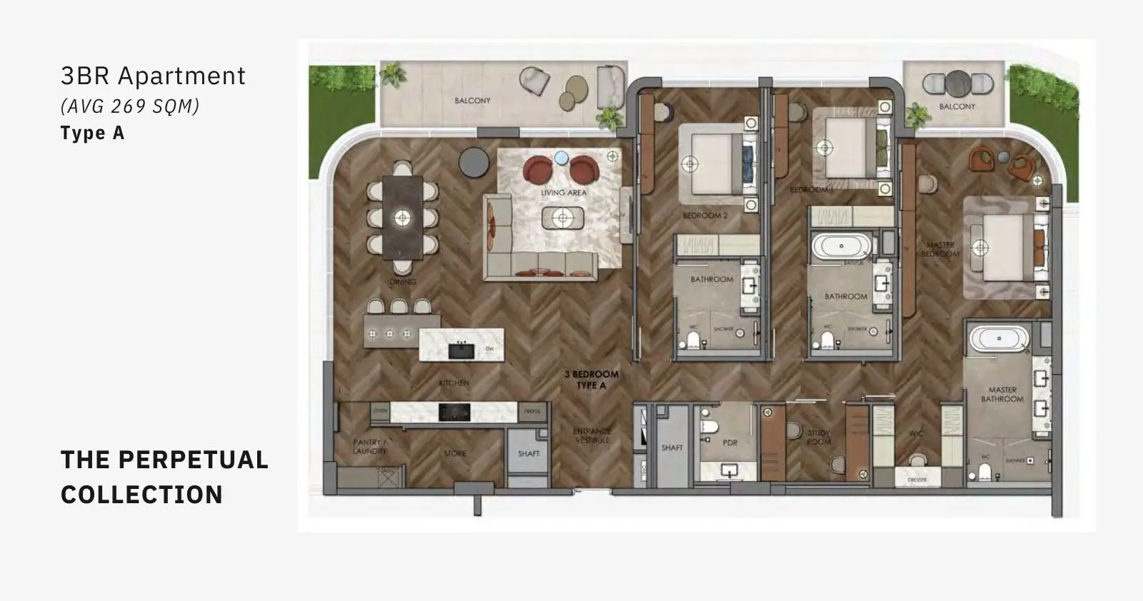 Type A floor plan