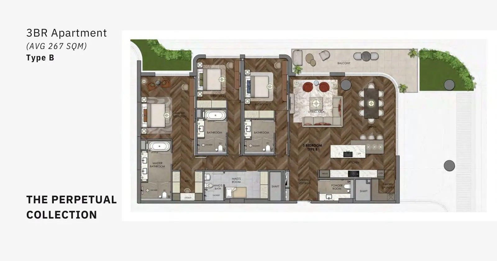 Type B floor plan