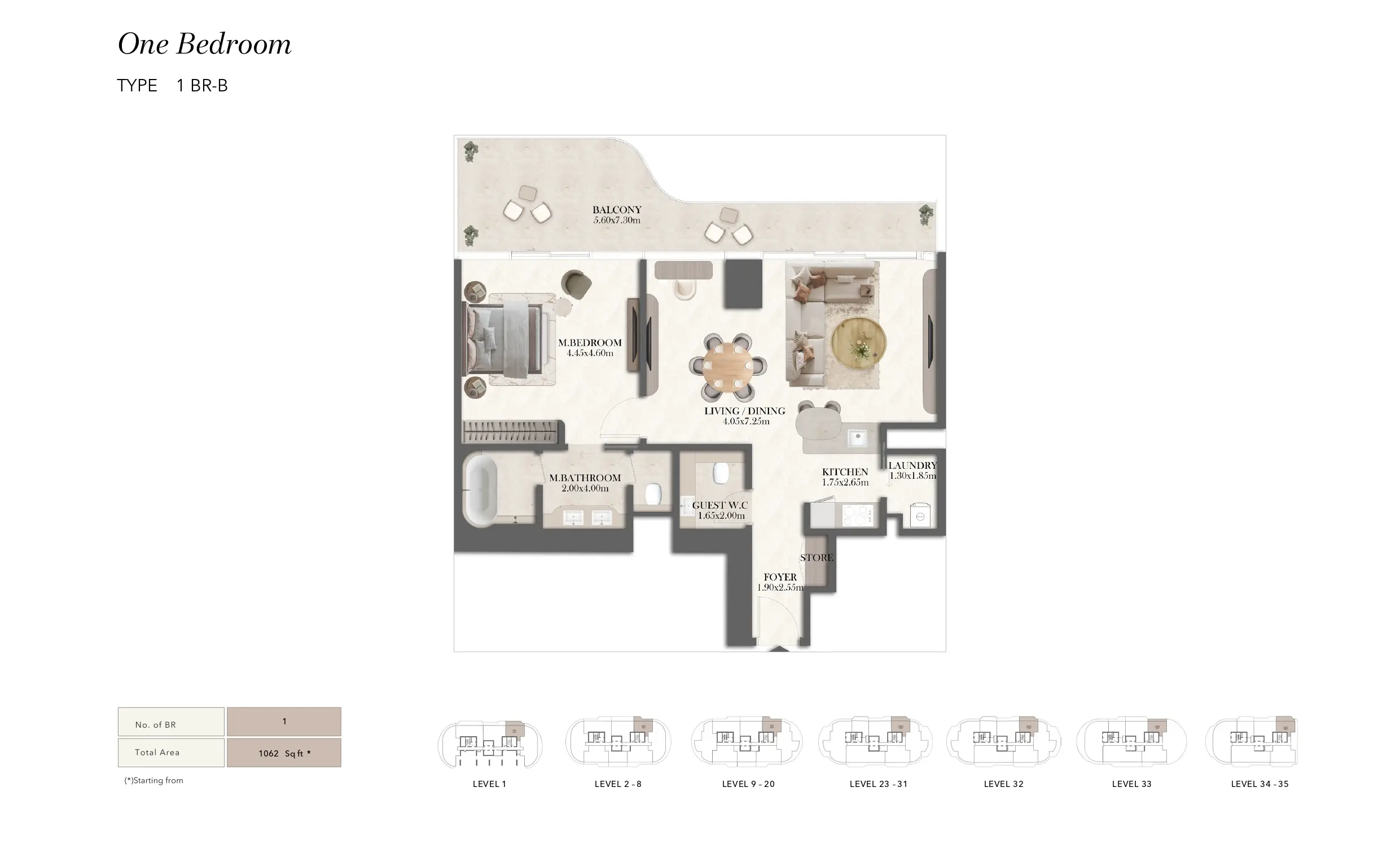 Type B floor plan