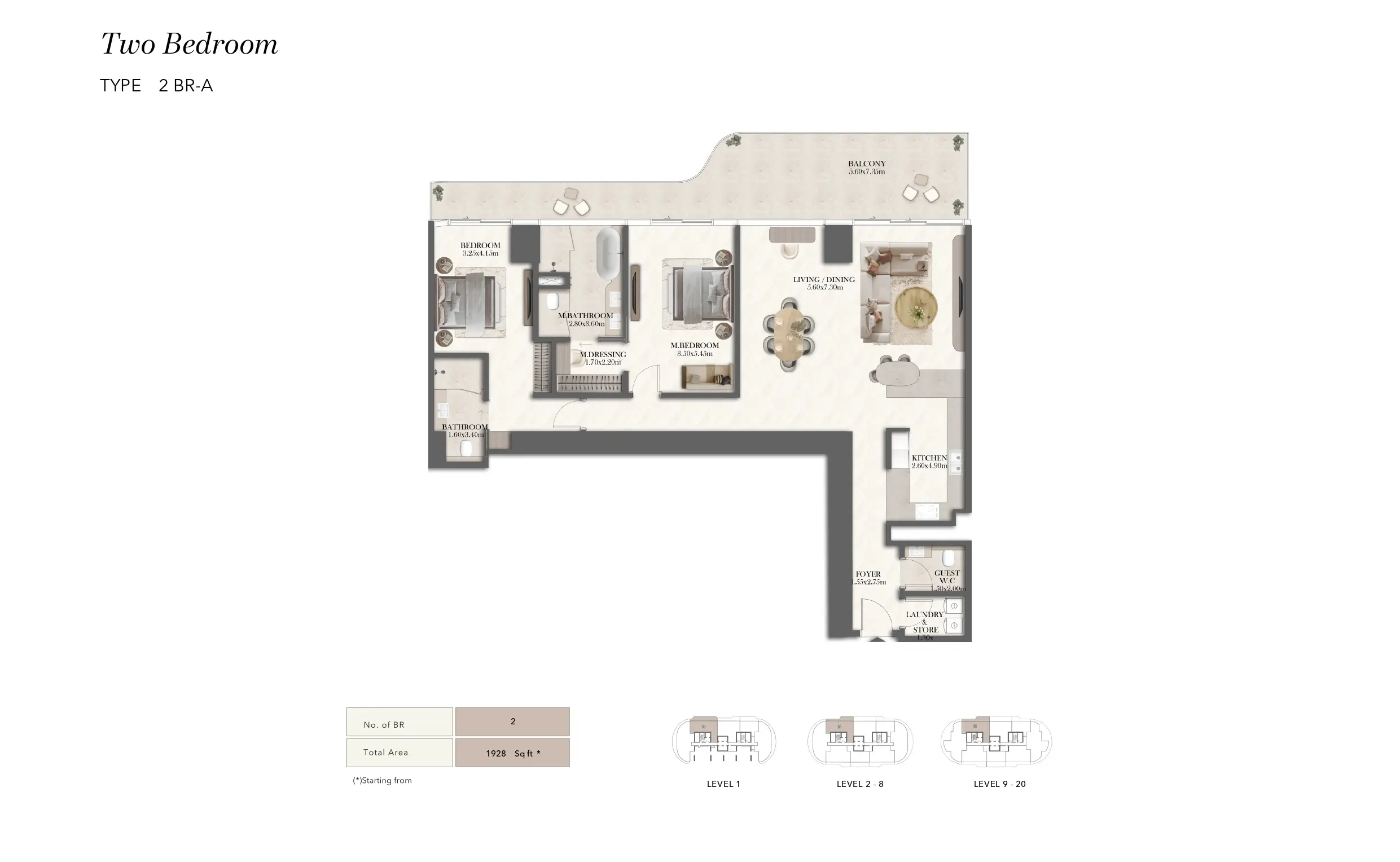 Type A floor plan