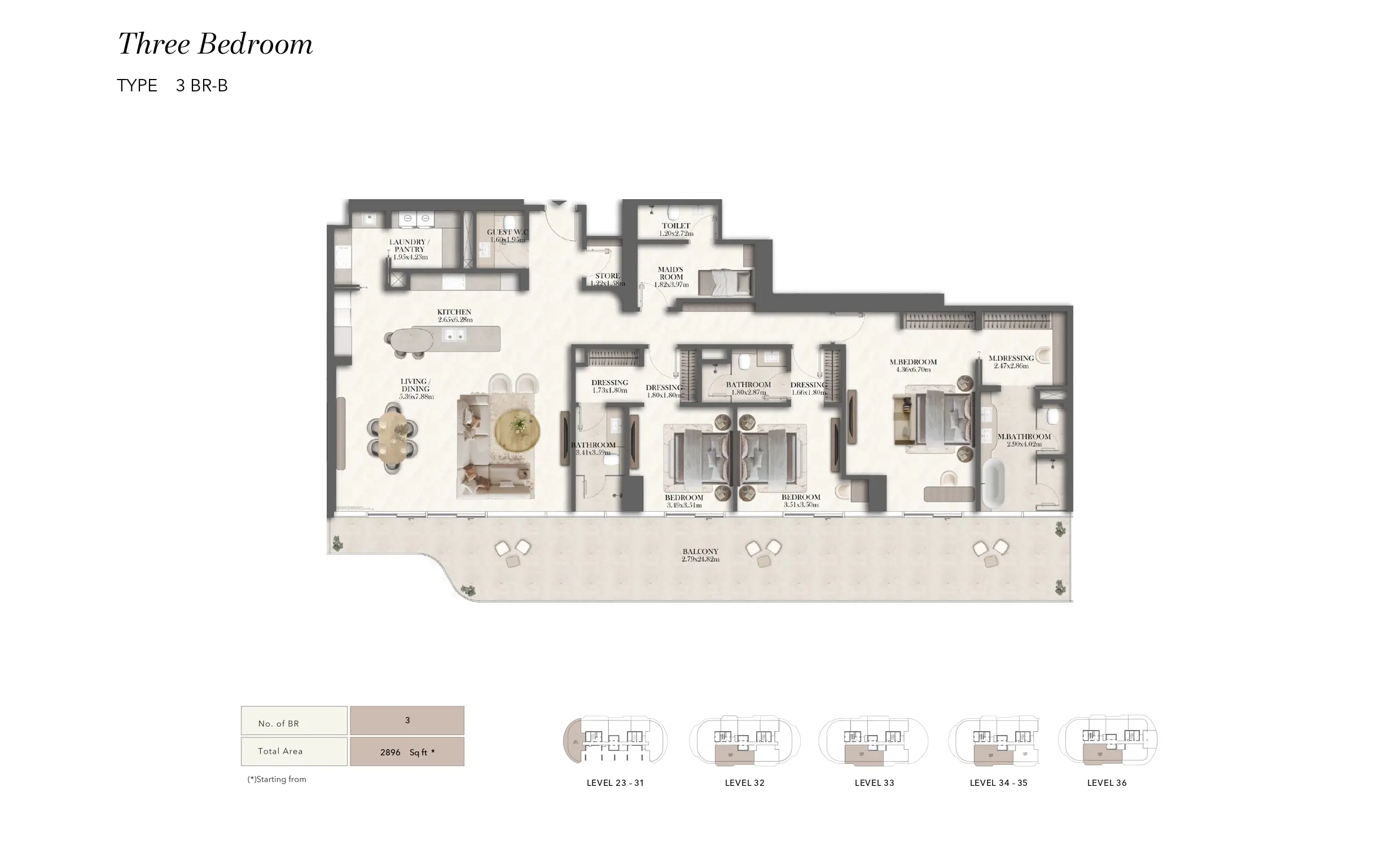 Type B floor plan
