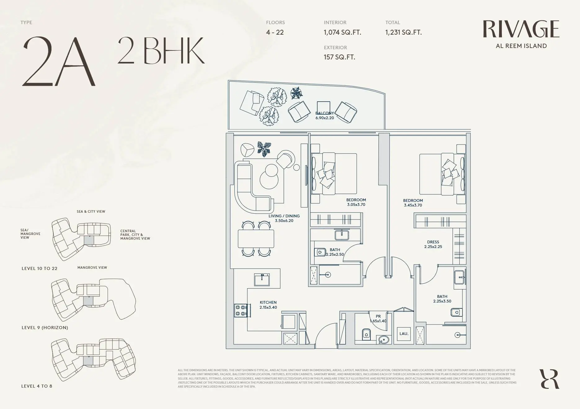 Type 2A floor plan
