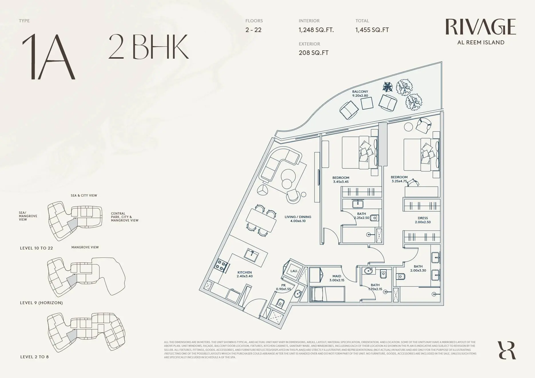 Type 1A floor plan