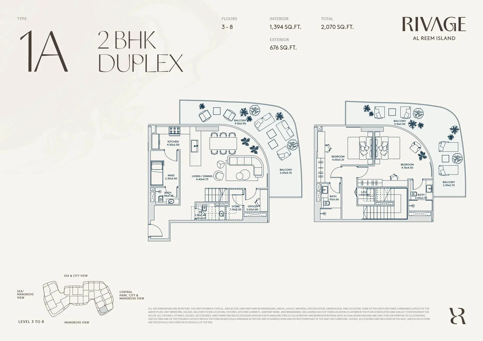 Type 2A floor plan