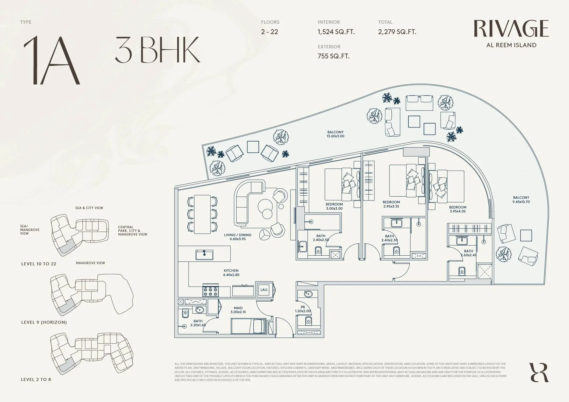 Type 1A floor plan