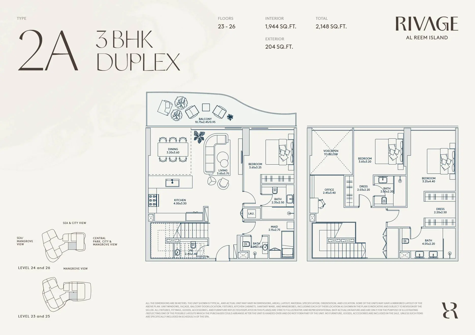 type 2A floor plan