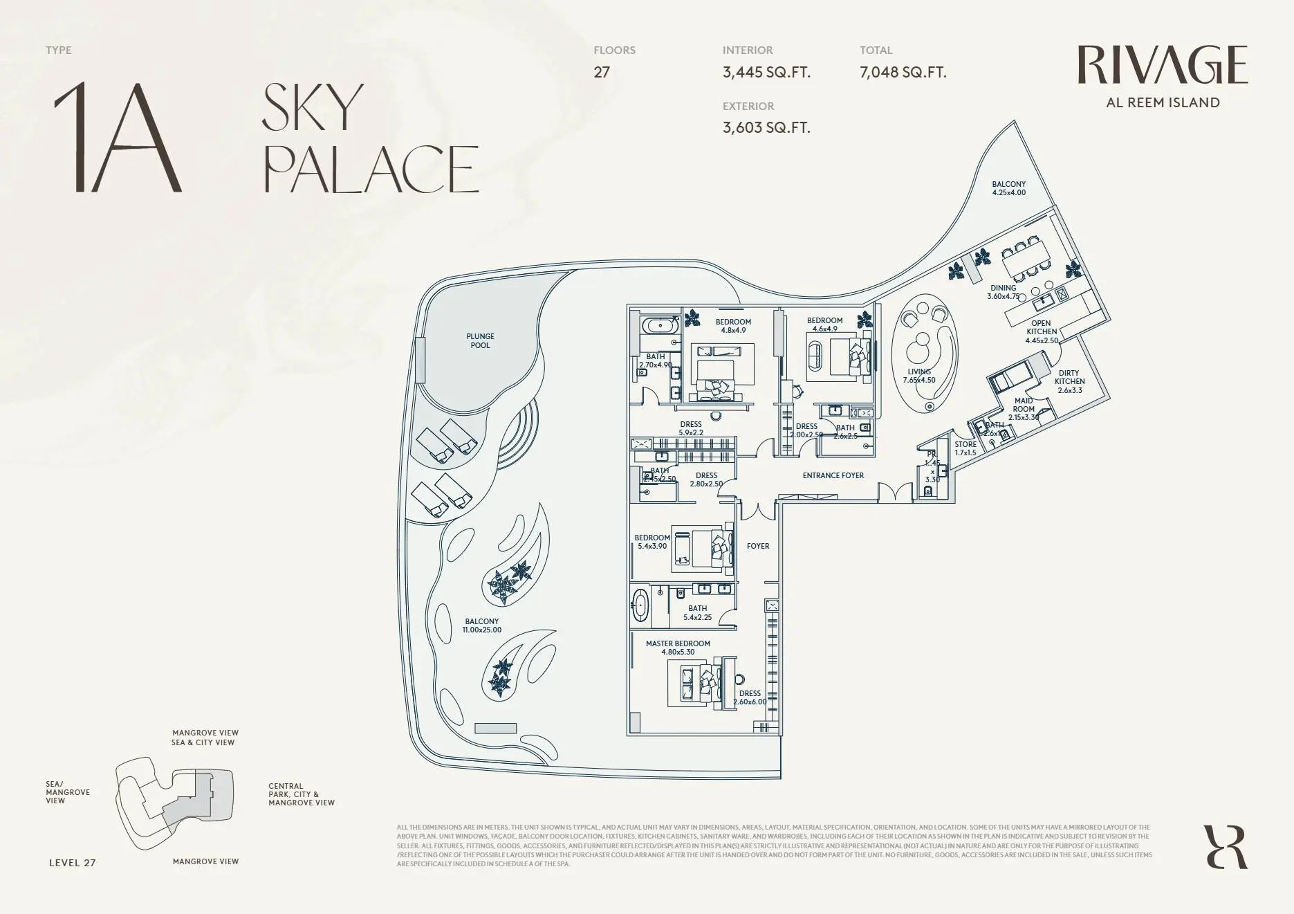 type 1A floor plan