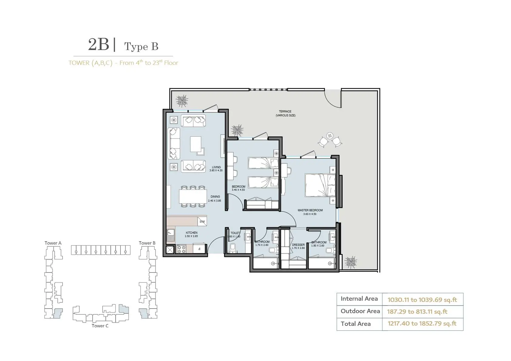 Type B floor plan