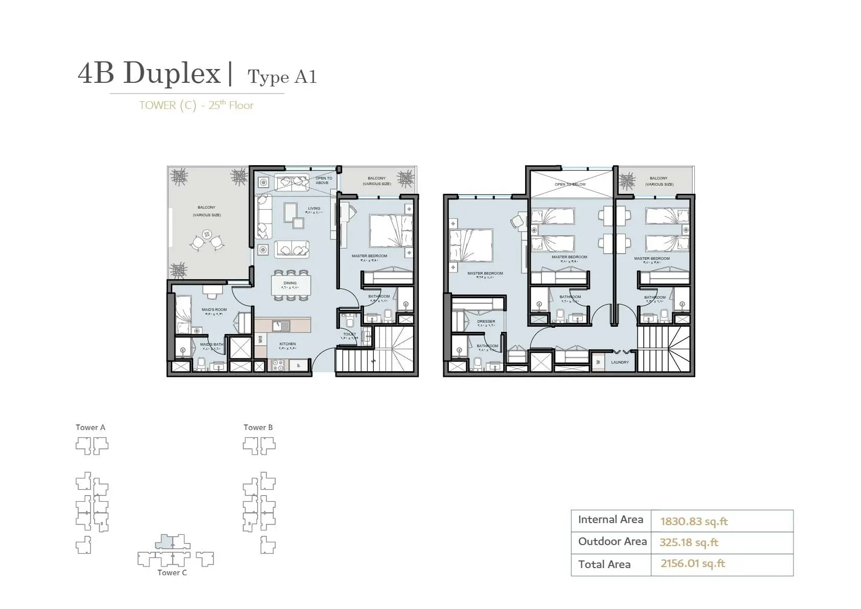 Type A1 floor plan