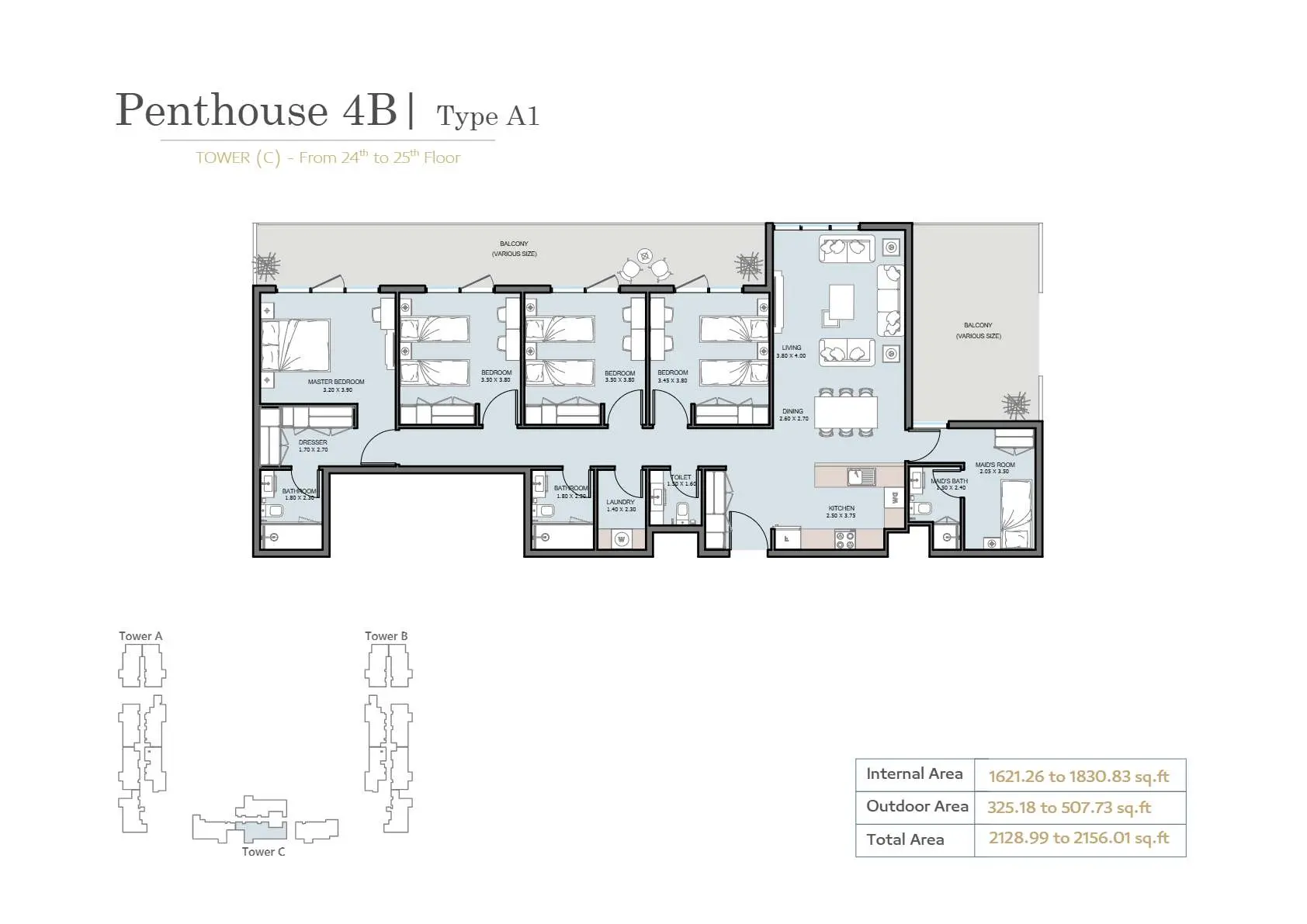 Type A1 floor plan