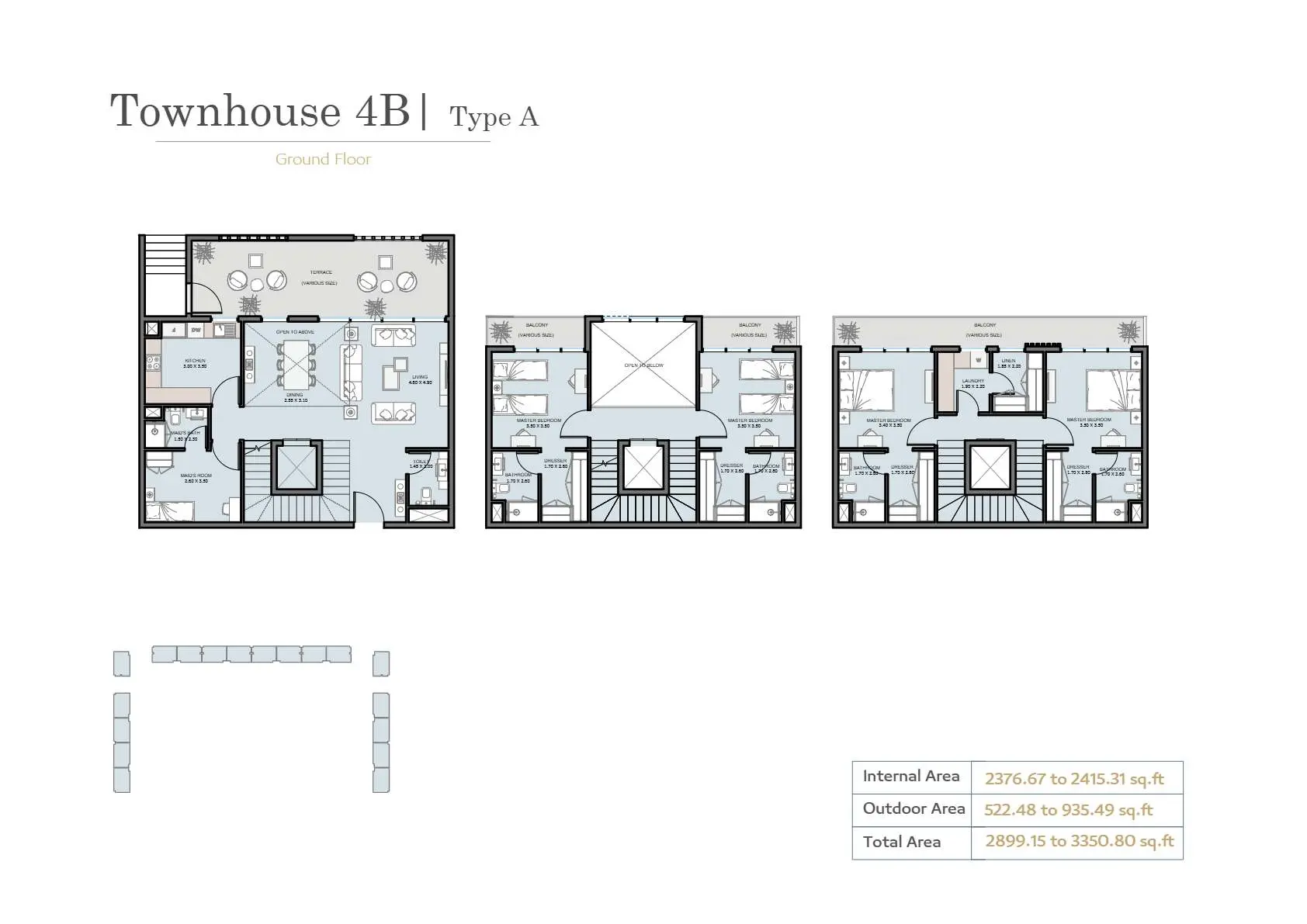 Type A floor plan