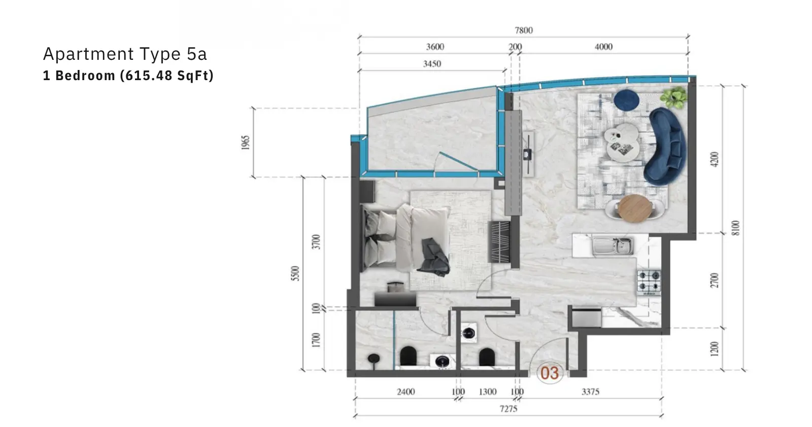 Type 5A floor plan
