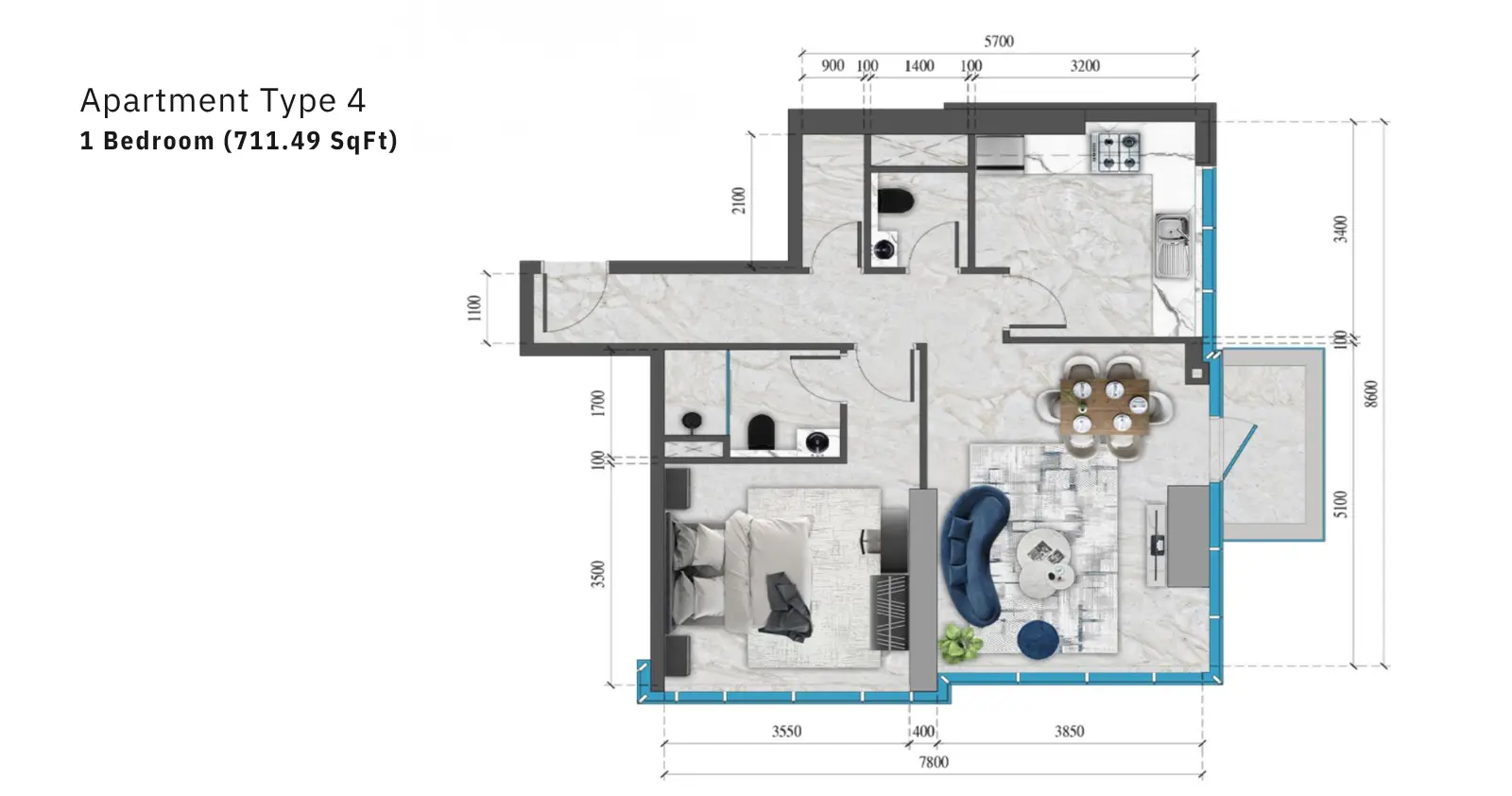 Type 4 floor plan