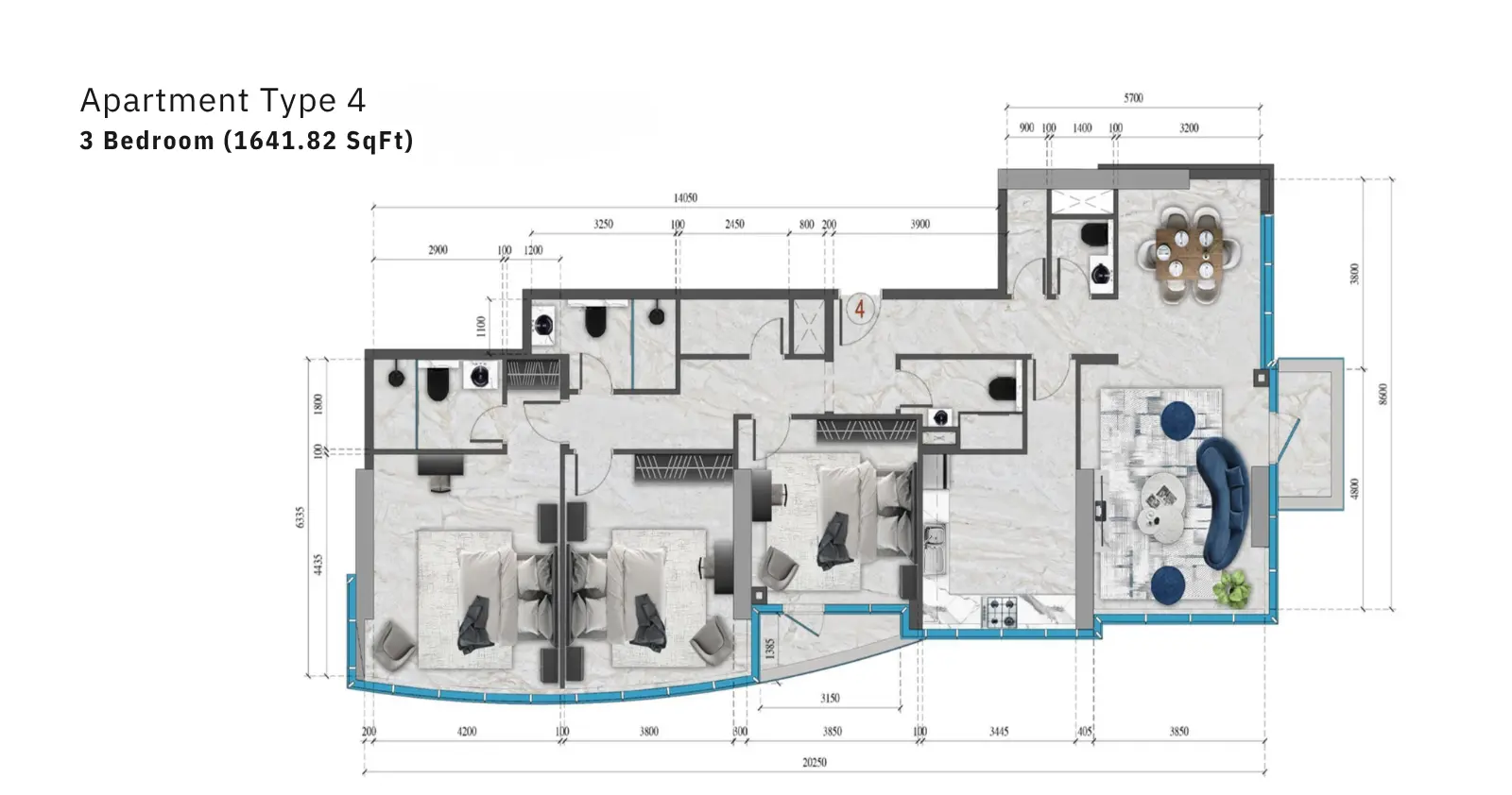 Type 4 floor plan