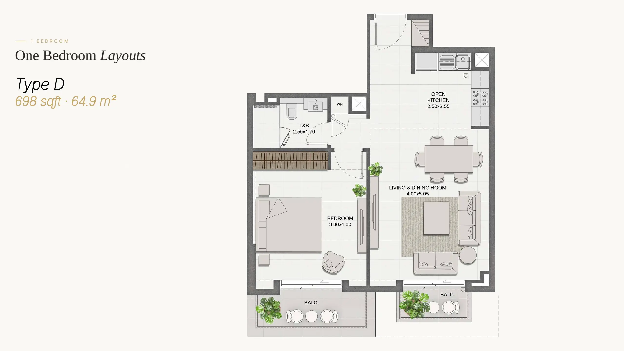 Type D floor plan