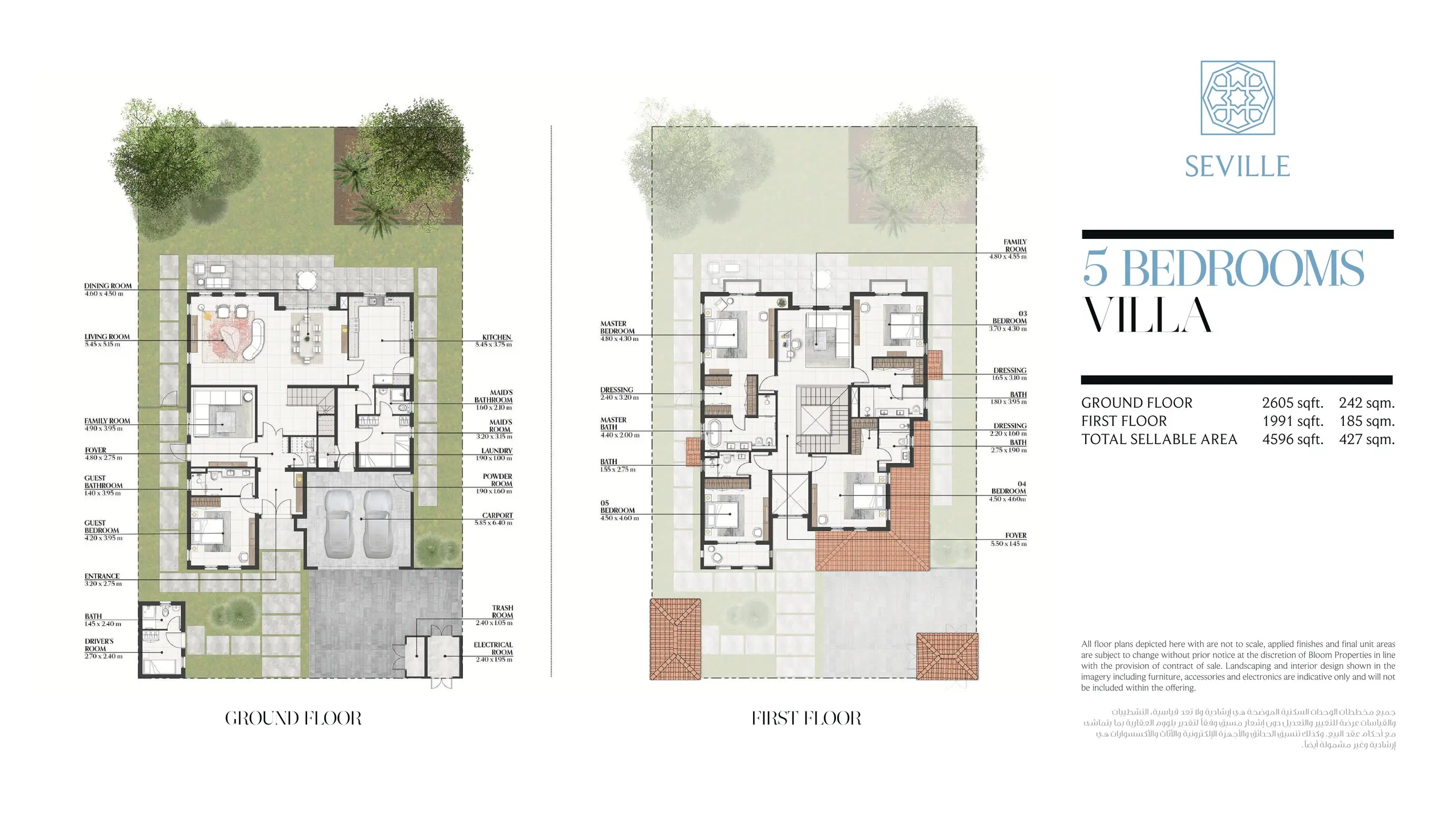 Villa floor plan