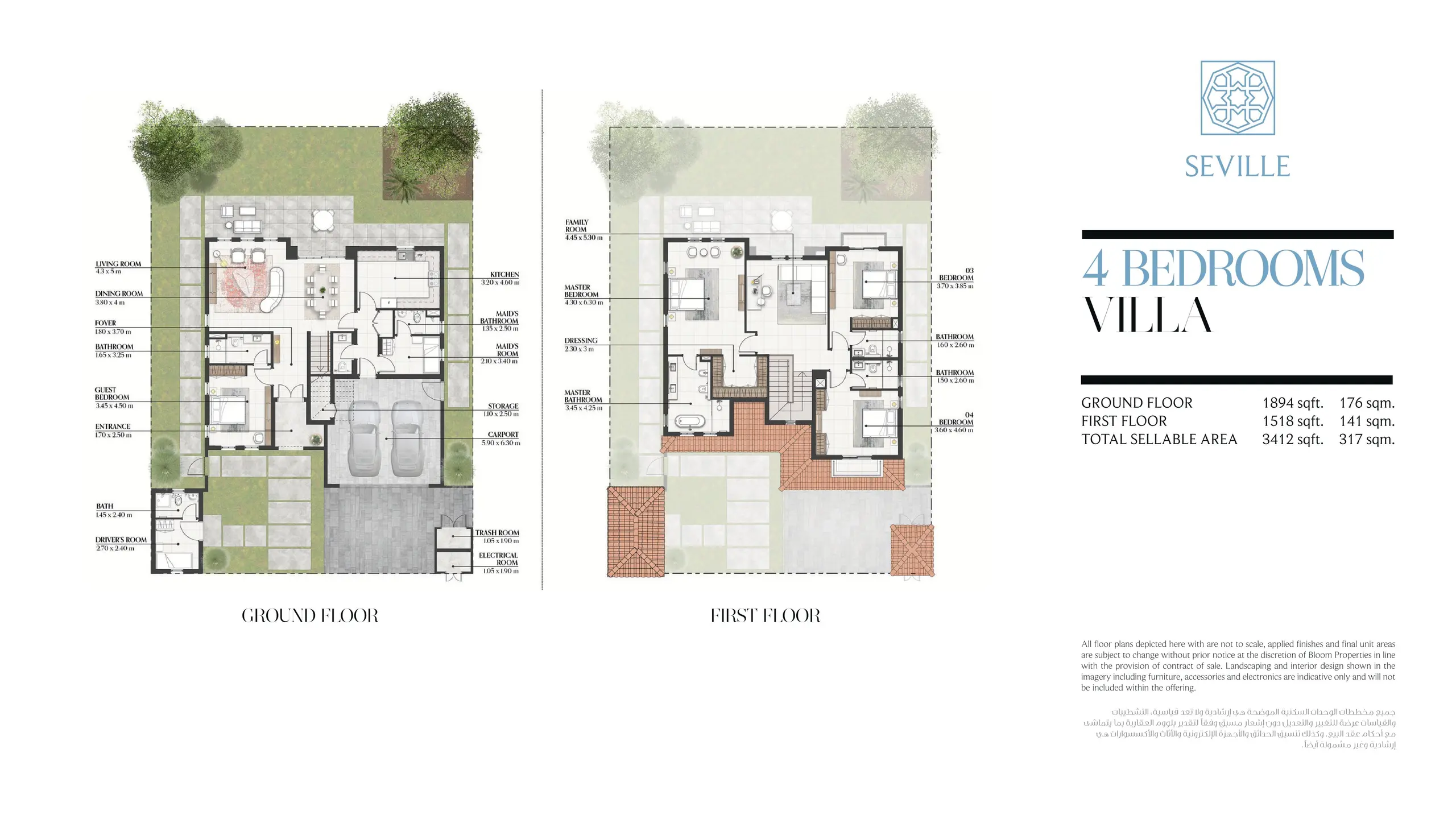 Villa floor plan
